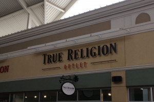 True Religion Externally Illuminated Letters