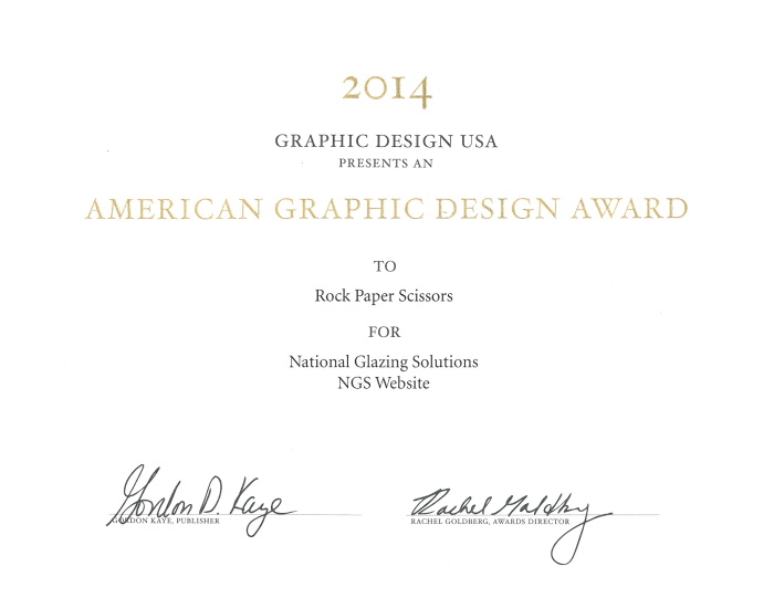 NGS Award Winning Website