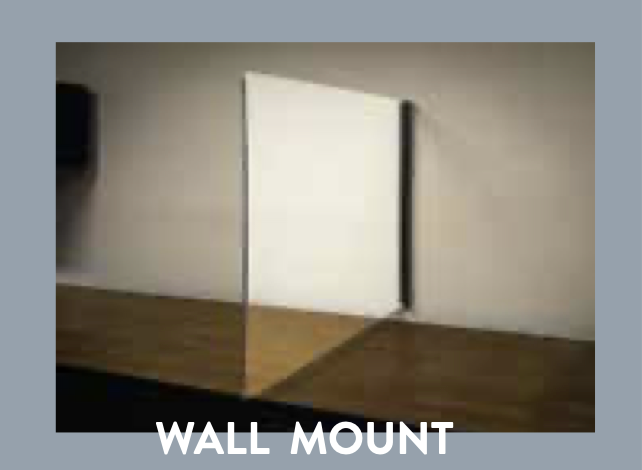 Example of privacy glass installation for protection against unwanted germs.