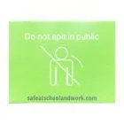 Green general rules wall graphics spit