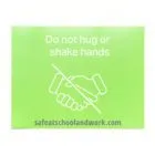 Green general rules wall graphics hands