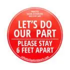 Let's Do Our Part Wall Graphic