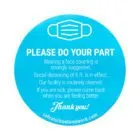 Please Do Your Part Wall Graphic