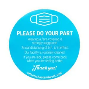 Please Do Your Part Wall Graphic
