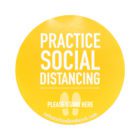 Practice Social Distancing Floor Graphic