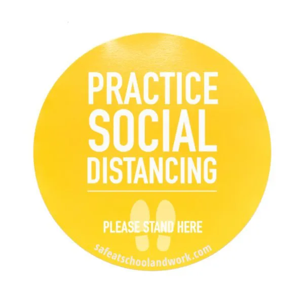 Practice Social Distancing Floor Graphic