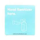 Hand sanitizer graphic created by NGS for businesses.