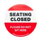 Seating Closed Graphic