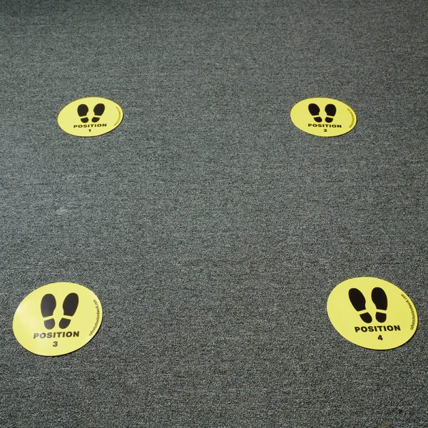 Floor graphics position 1 2 3 4