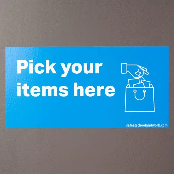 Pick Your Items Here Graphic