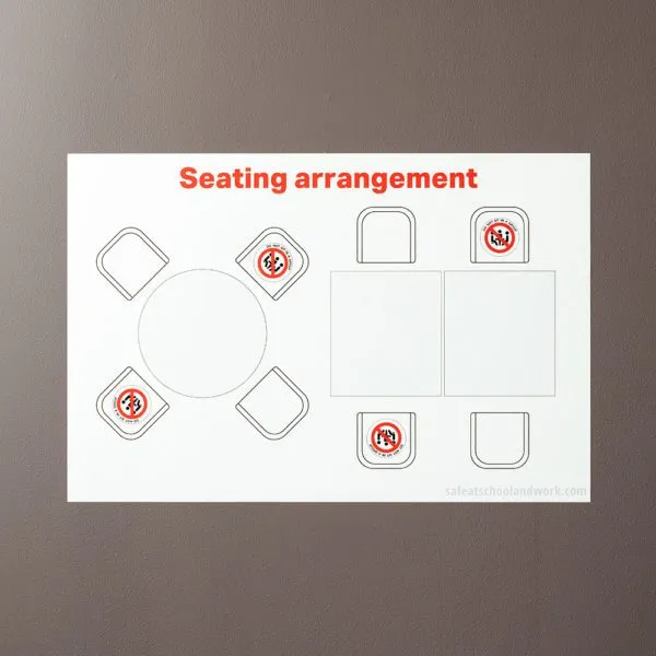 Seating Arrangement on wall