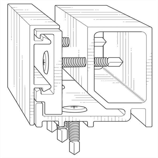 Premium sneeze guard framing