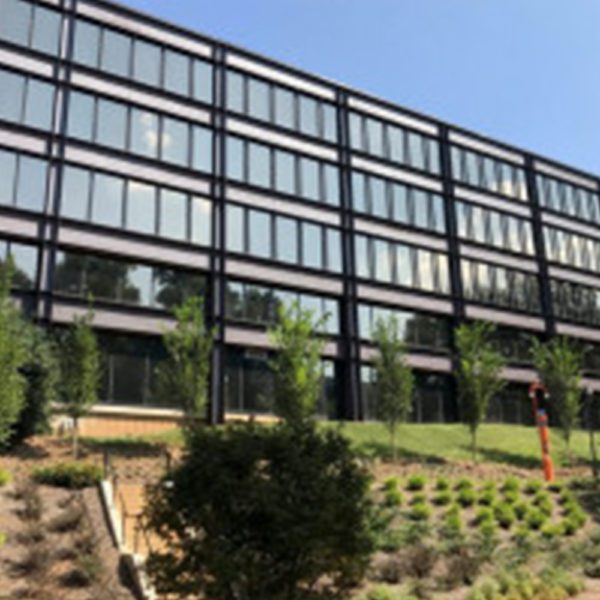 3M film installed at a building facing the heavy sun. Film installed by NGS Films and Graphics.