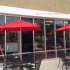Solar control film installed at a restaurant by NGS Films and Graphics.