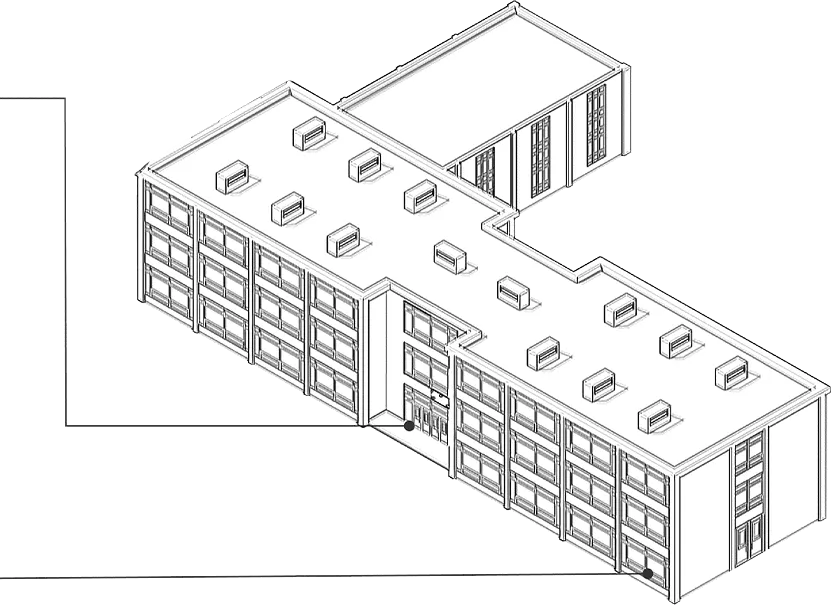Graphic of a building