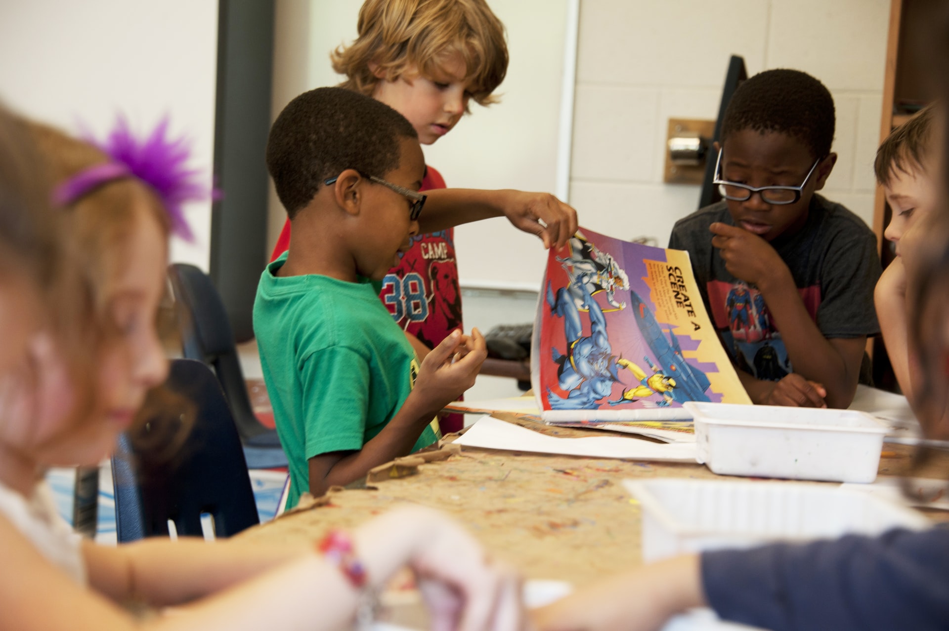 Children in a classroom to illustrate the importance of school safety