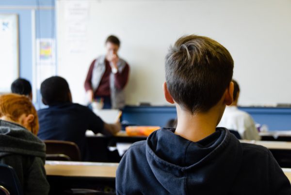 Children in a classroom