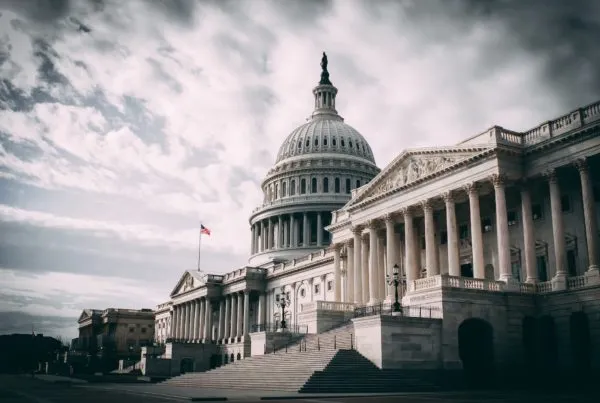 Capitol Building in Washington D.C where the Inflation Reduction Act was passed, changing the course of Commercial Building Energy Efficiency.
