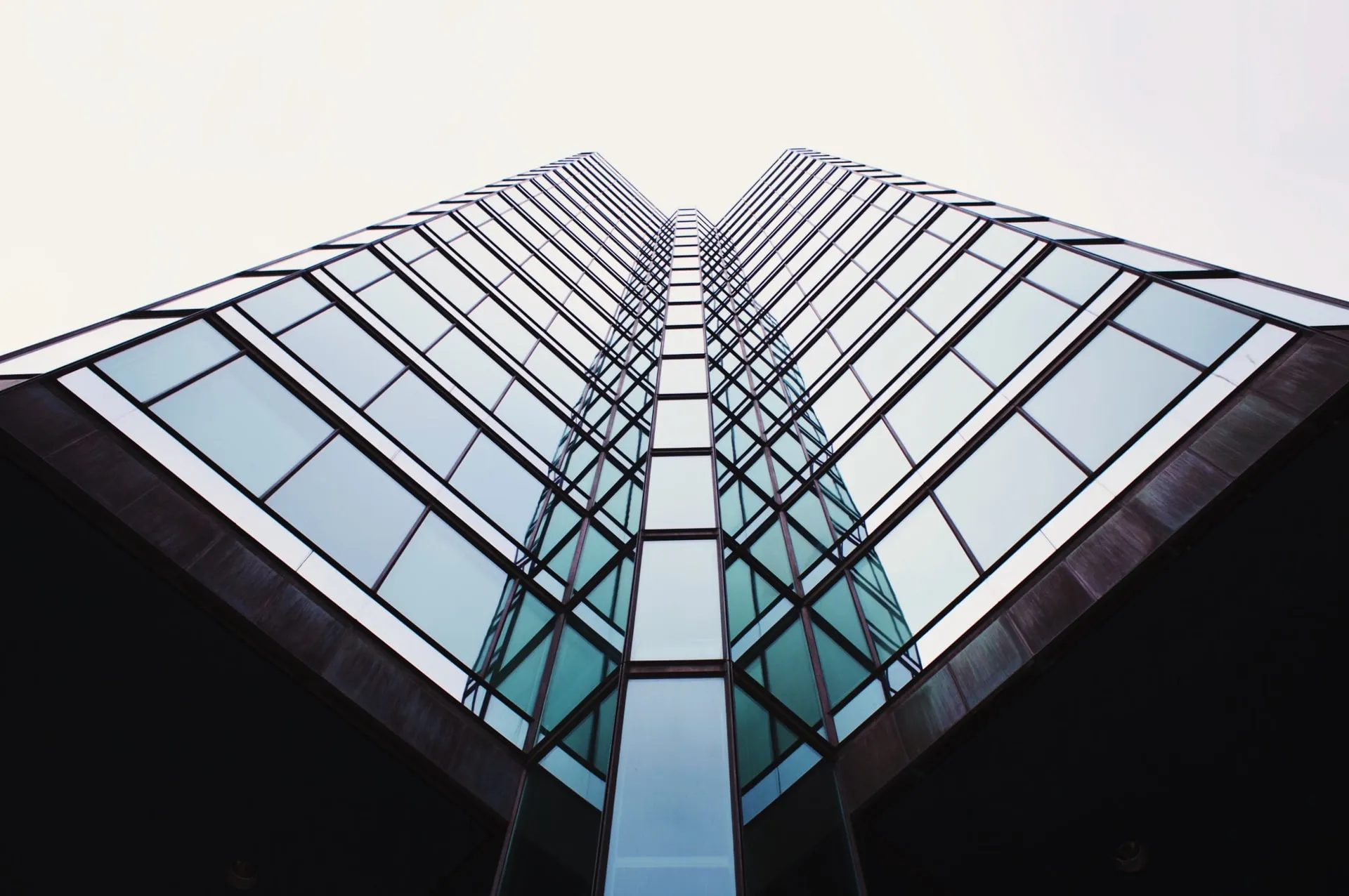 window film on commercial building
